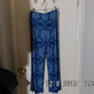 Blue Palazzo Pant
